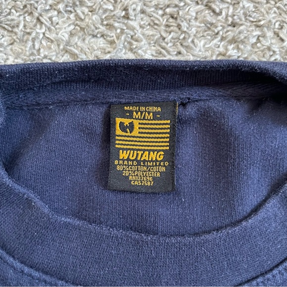 Wu-Tang Sweater Size Medium Rare Shattered Style Wu Logo Authentic Rza Gza - Picture 4 of 10